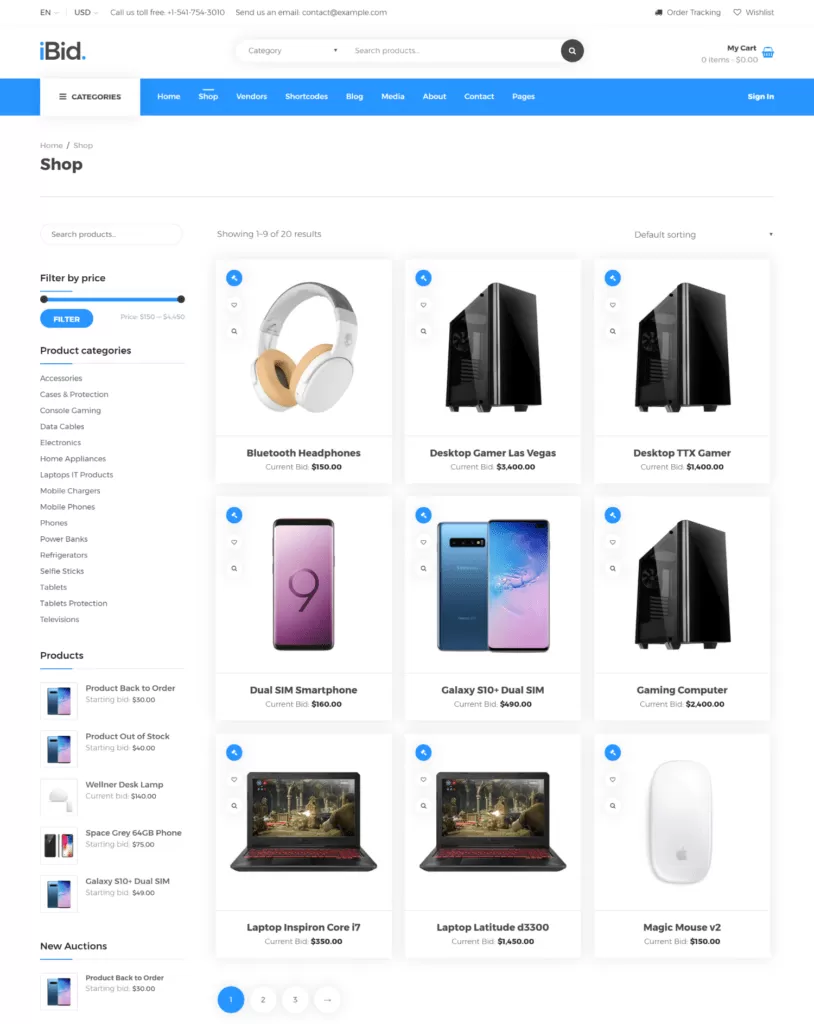 Lamisabd.com-iBid WooCommerce WordPress Theme